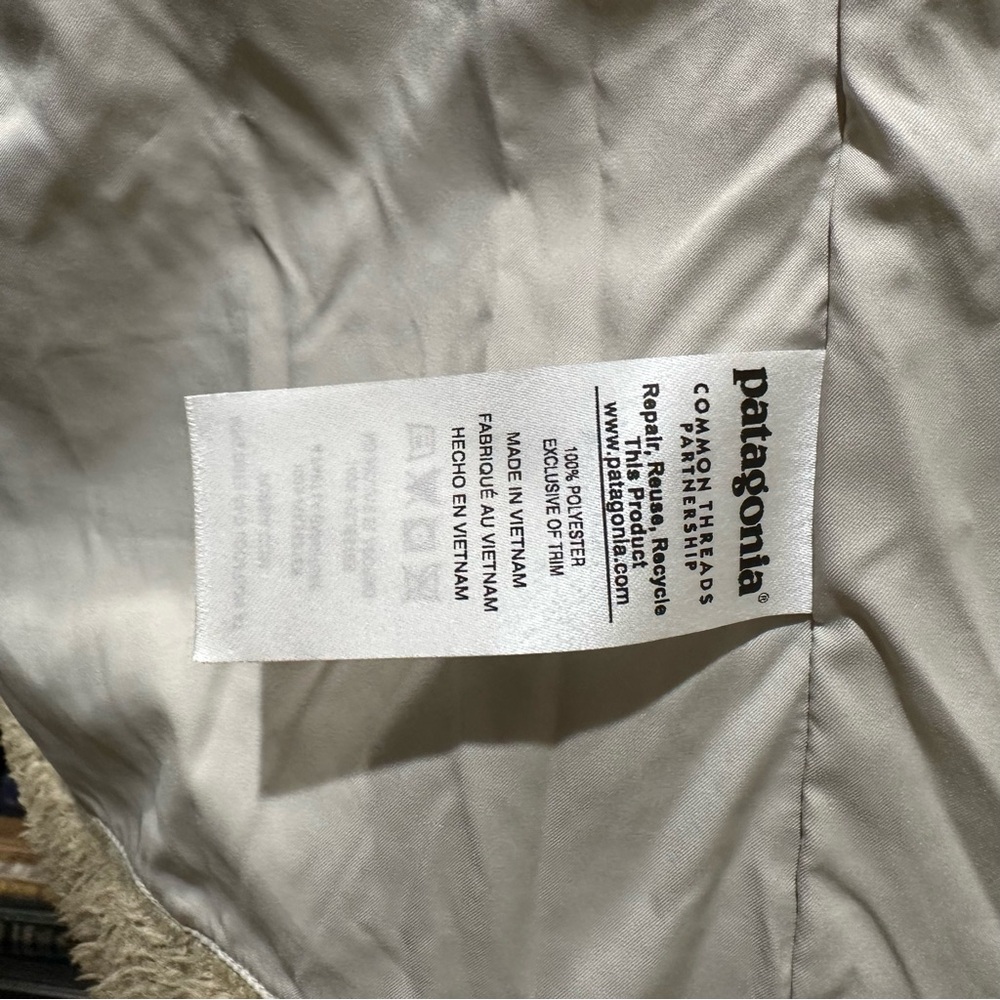 Patagonia Los Gatos Fleece Vest – Women’s Medium – Tan/Beige - Picture 13 of 14